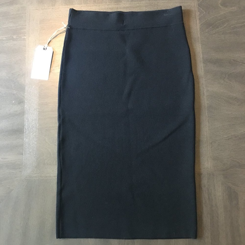 Leith Black Pencil Skirt